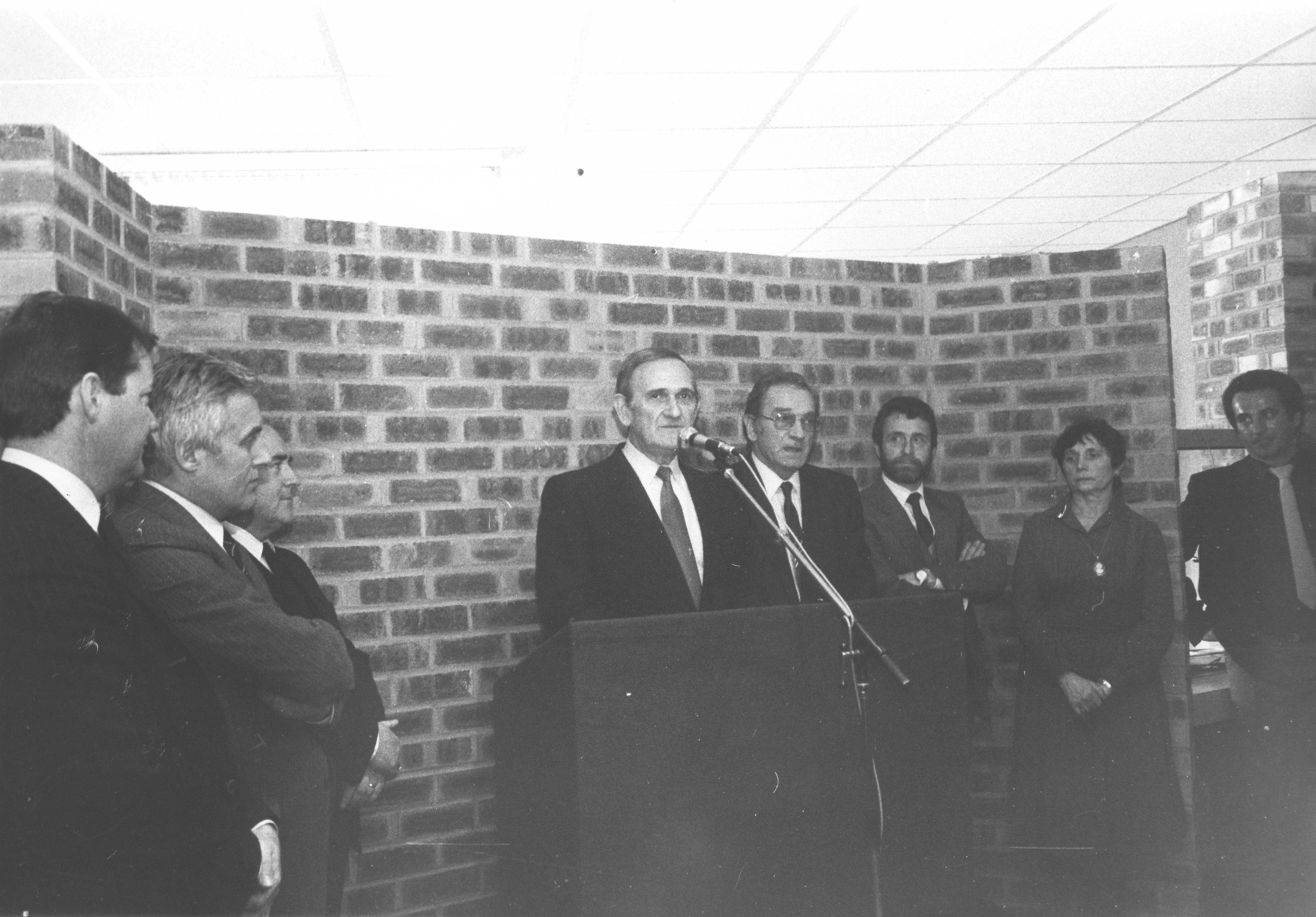 'inauguration de Marcel Rigout. Discours d'inauguration de Marcel Rigout.
